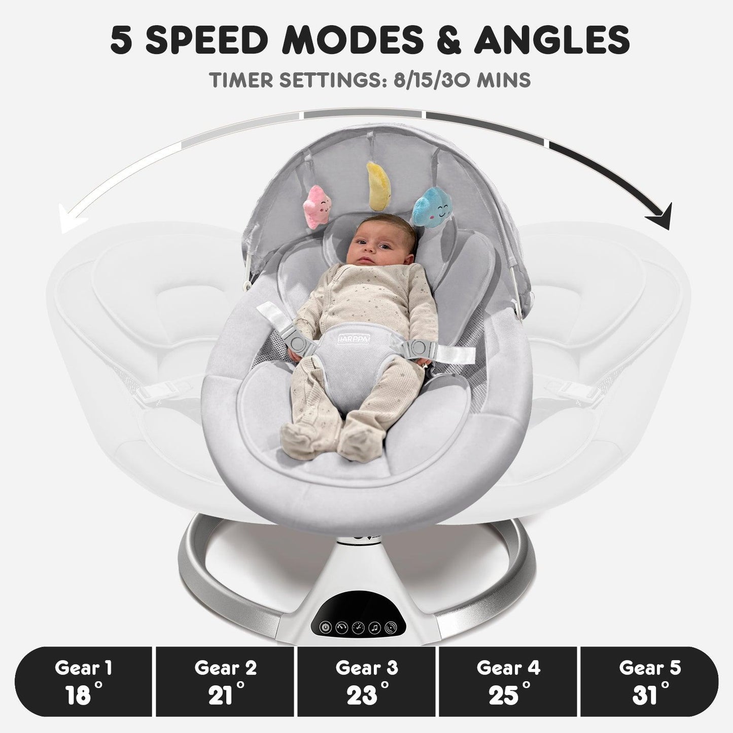 Weddell | Electric Baby Swing