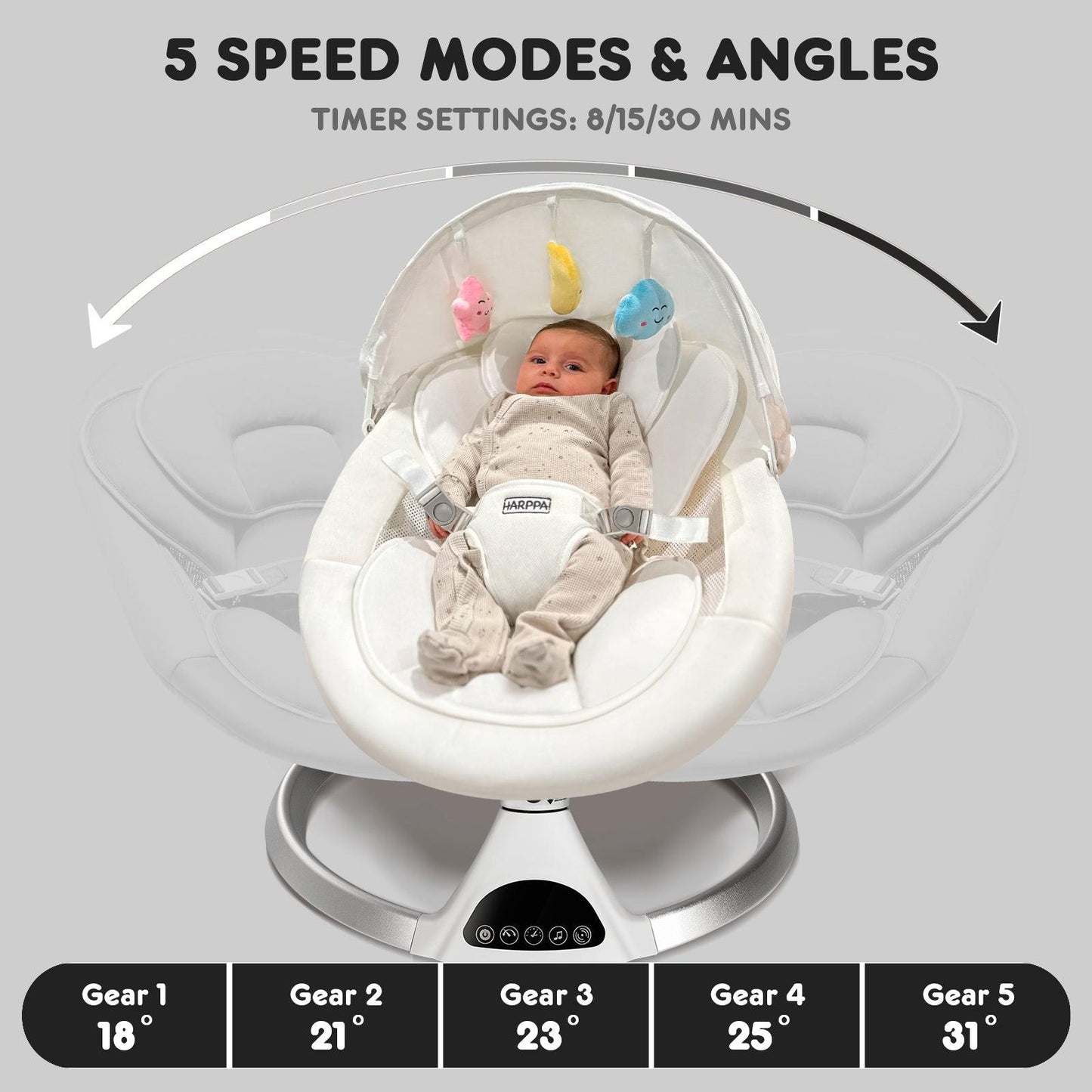 Weddell | Electric Baby Swing