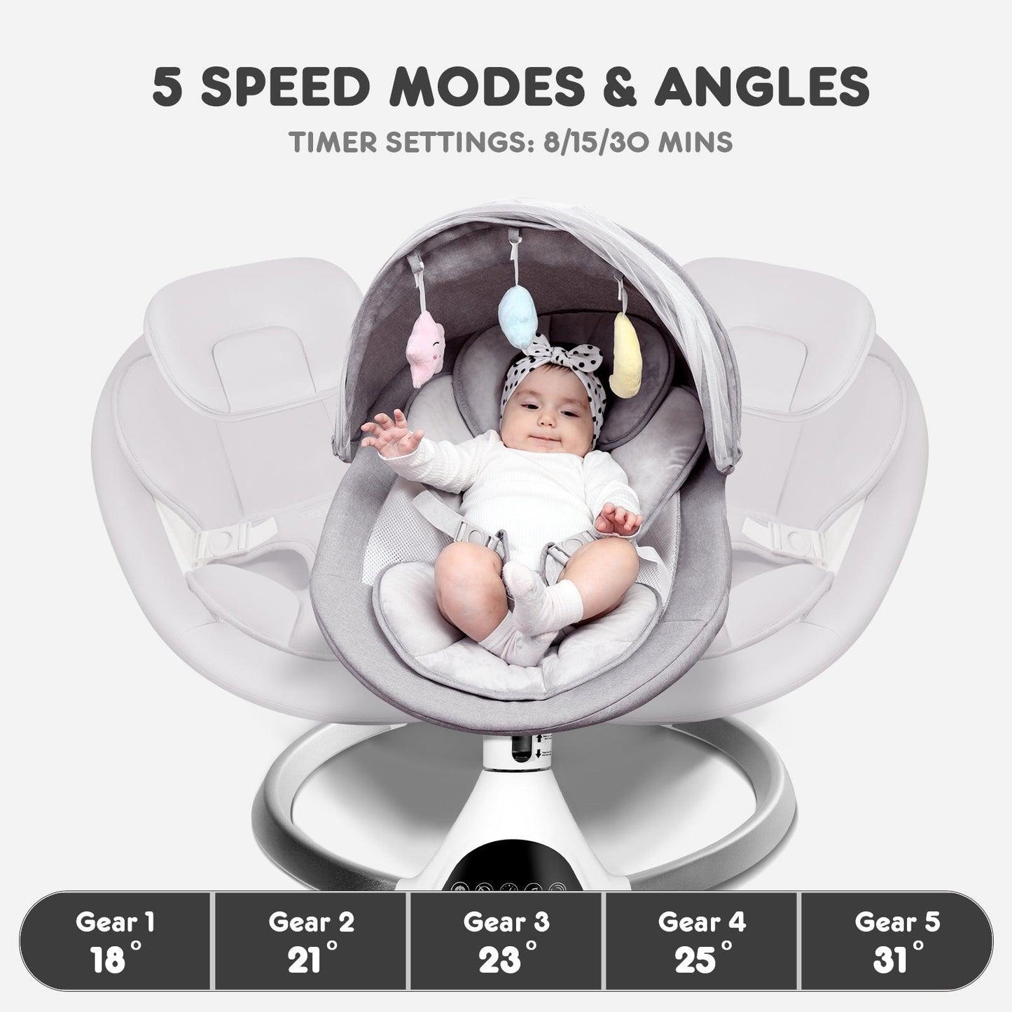 Weddell | Electric Baby Swing