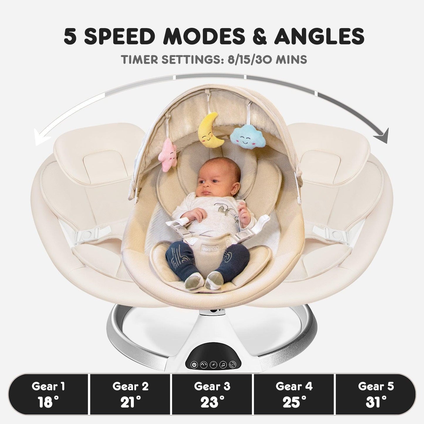 Weddell | Electric Baby Swing