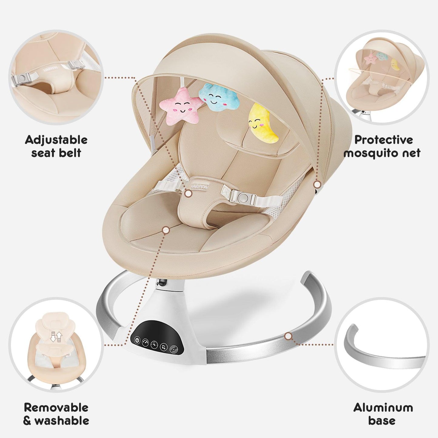 Weddell | Electric Baby Swing