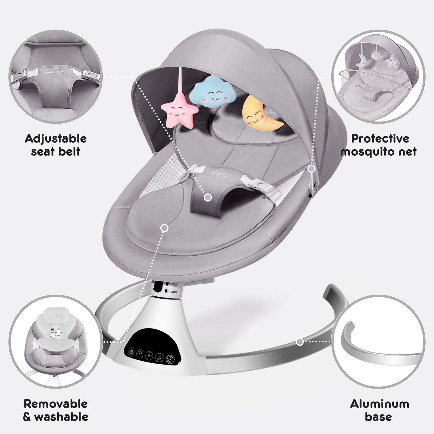 Weddell | Electric Baby Swing