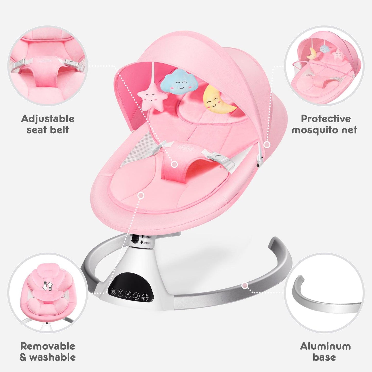 Weddell | Electric Baby Swing