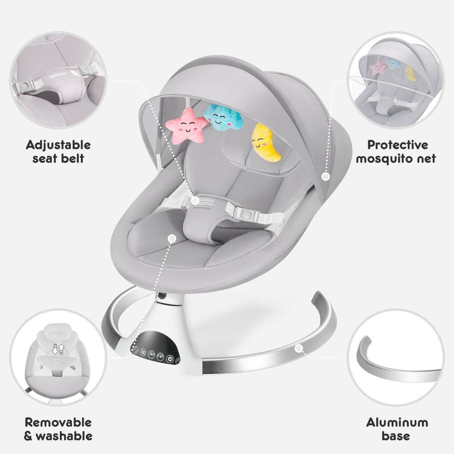 Weddell | Electric Baby Swing