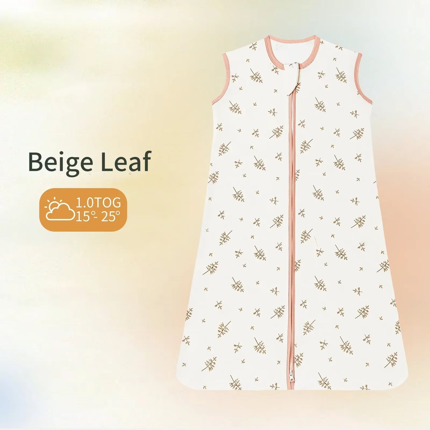 Baby Sleeping Bag Newborn Baby Anti-Shock Sleeping Bag Pajamas Baby Pajamas Light Zipper Crawling Suit Anti-Kick Cartoon Animal