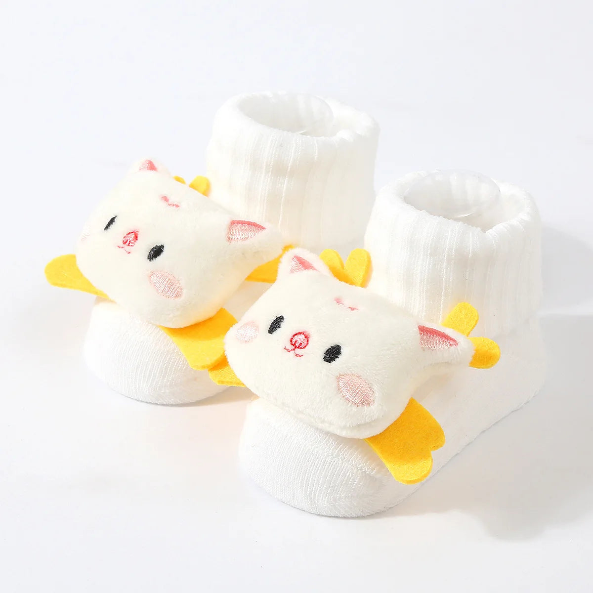 Cartoon Baby Socks – Soft Cotton 0-6M for Boys & Girls