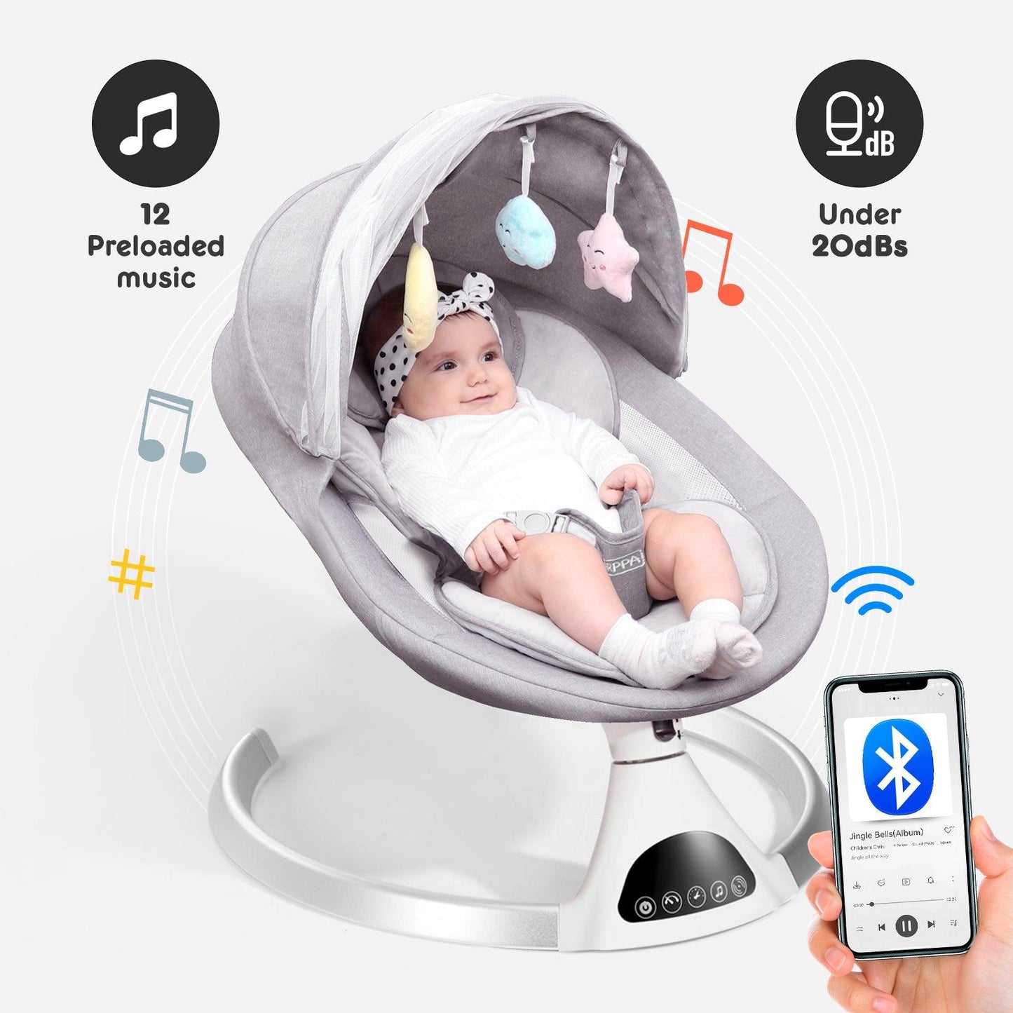 Weddell | Electric Baby Swing