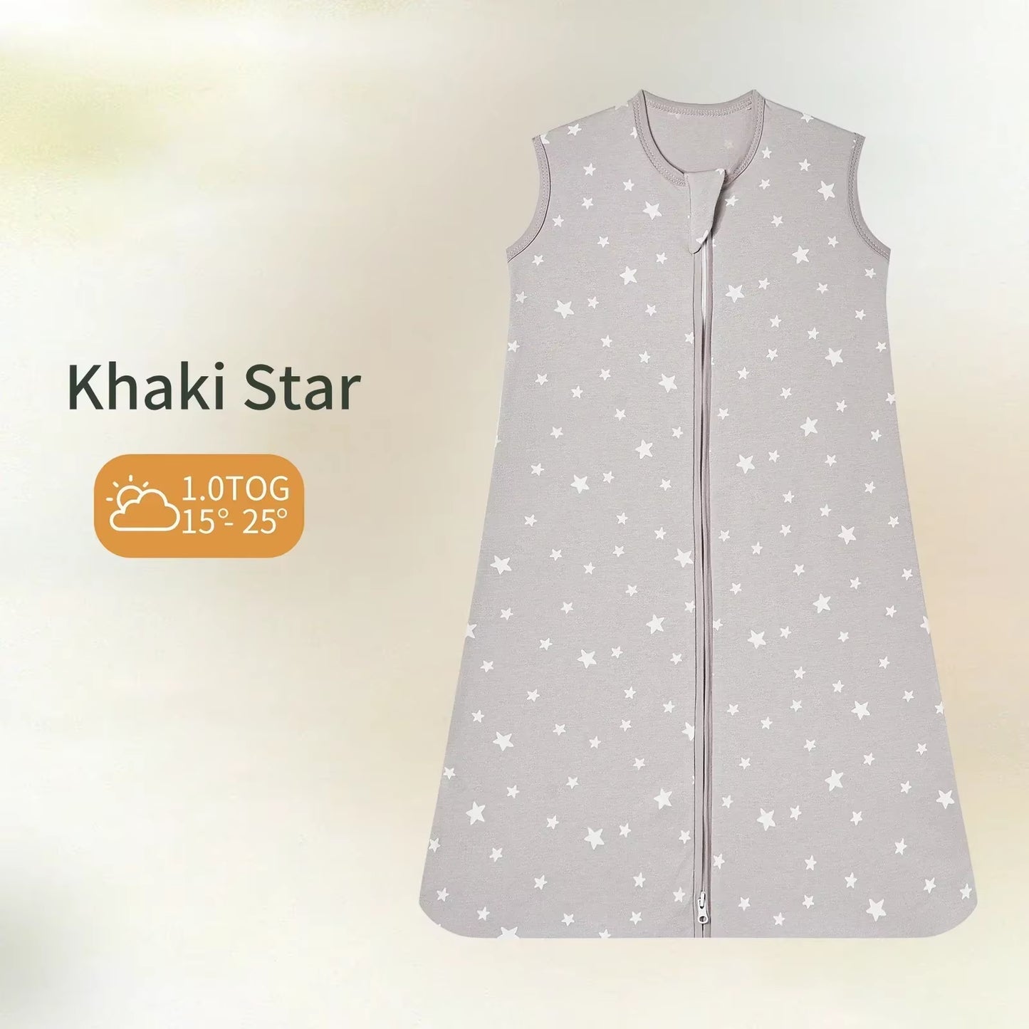 Baby Sleeping Bag Newborn Baby Anti-Shock Sleeping Bag Pajamas Baby Pajamas Light Zipper Crawling Suit Anti-Kick Cartoon Animal