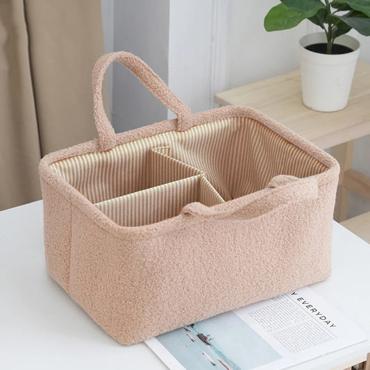 Travel Portable Mommy Bag Diaper Bag Feeding Bottle Storage Handbag Multifunctional Baby Products Organizer Basket