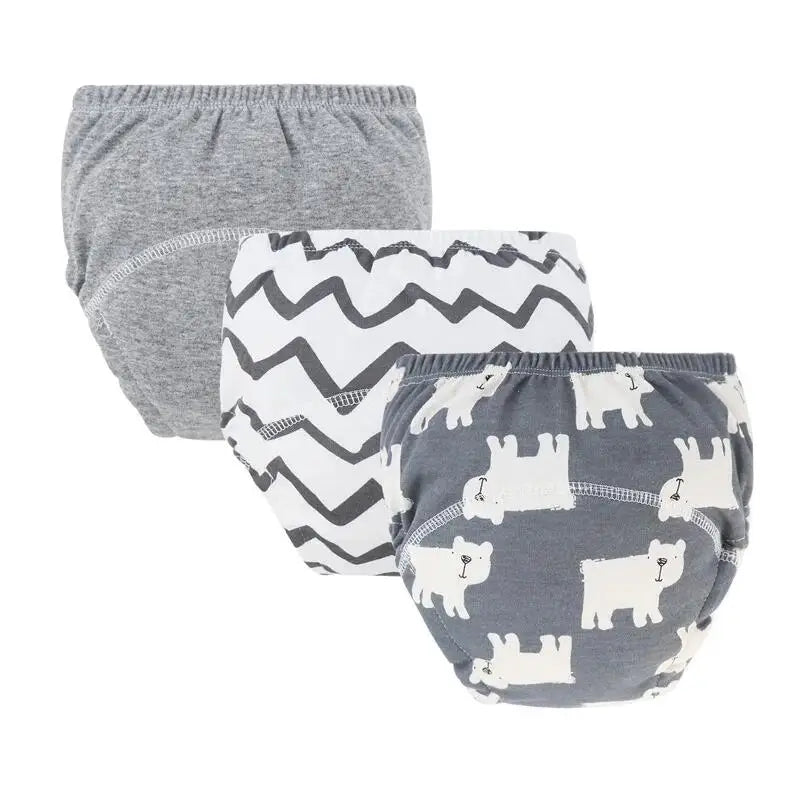 3Pcs/Lot Baby Diaper Pants Cotton Toddler Training Pant Cartoon Printed Reusable Nappies Breathable Newborn Infant Underwear