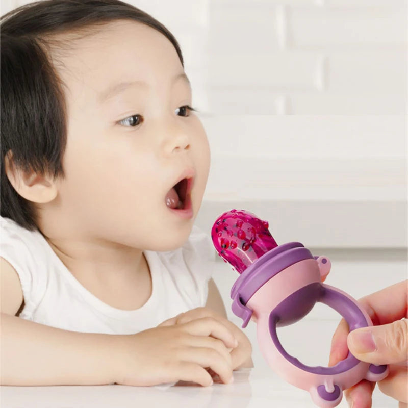 Introducing the Adorable Frog Design Silicone Baby Food Feeder – Perfect for Infants to Explore Healthy Eating!