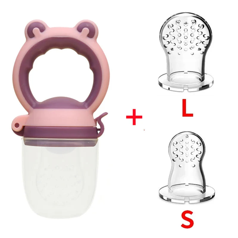 Introducing the Adorable Frog Design Silicone Baby Food Feeder – Perfect for Infants to Explore Healthy Eating!