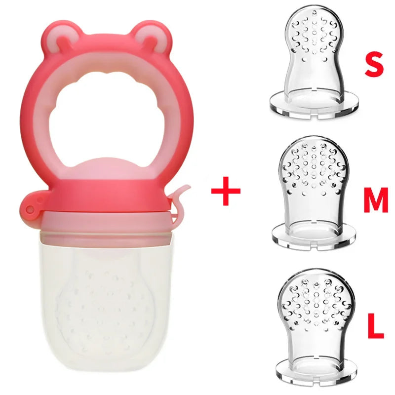 Introducing the Adorable Frog Design Silicone Baby Food Feeder – Perfect for Infants to Explore Healthy Eating!