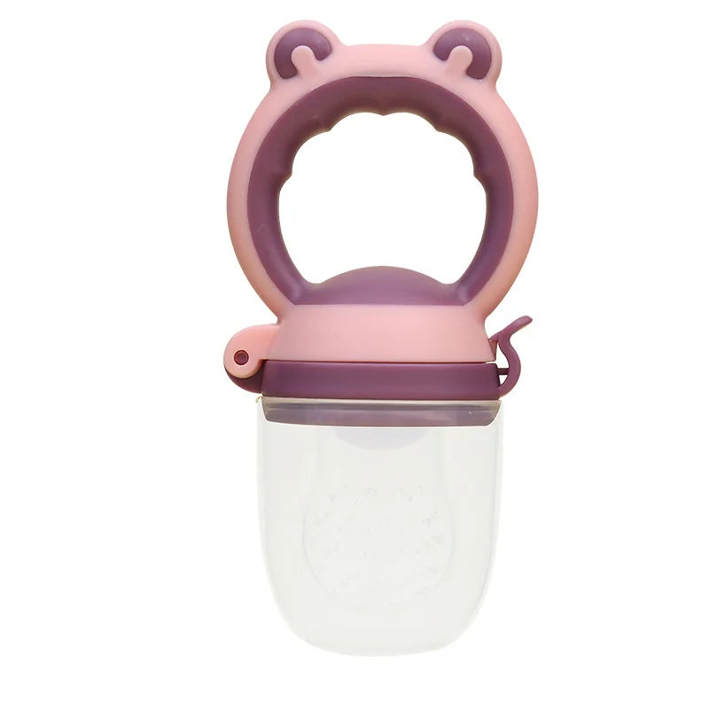 Introducing the Adorable Frog Design Silicone Baby Food Feeder – Perfect for Infants to Explore Healthy Eating!