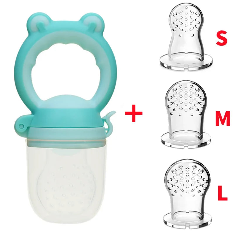 Introducing the Adorable Frog Design Silicone Baby Food Feeder – Perfect for Infants to Explore Healthy Eating!