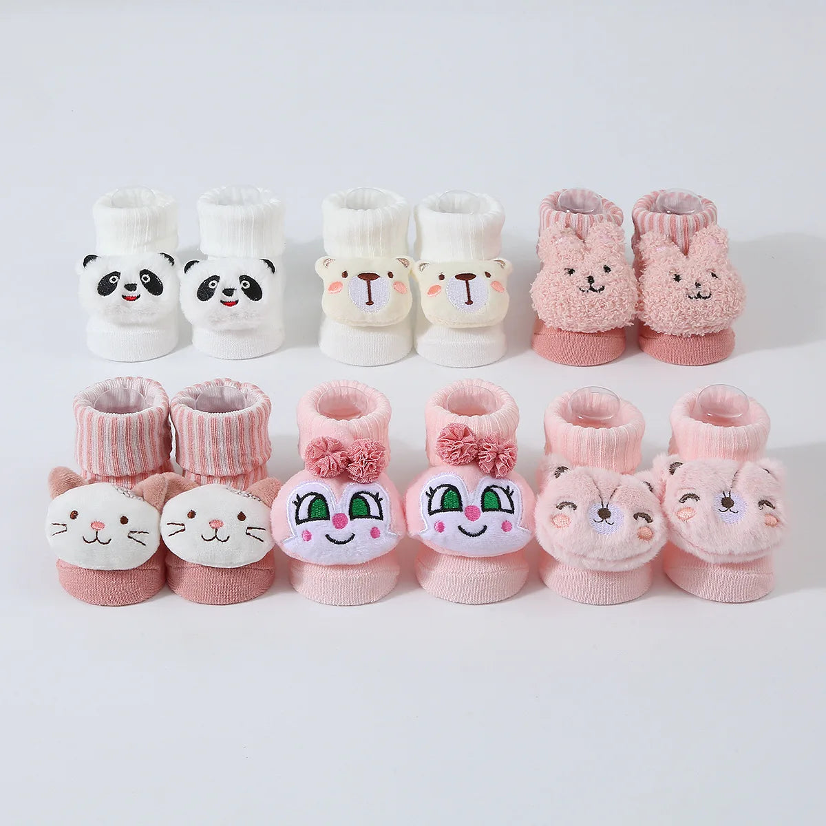 Cartoon Baby Socks – Soft Cotton 0-6M for Boys & Girls
