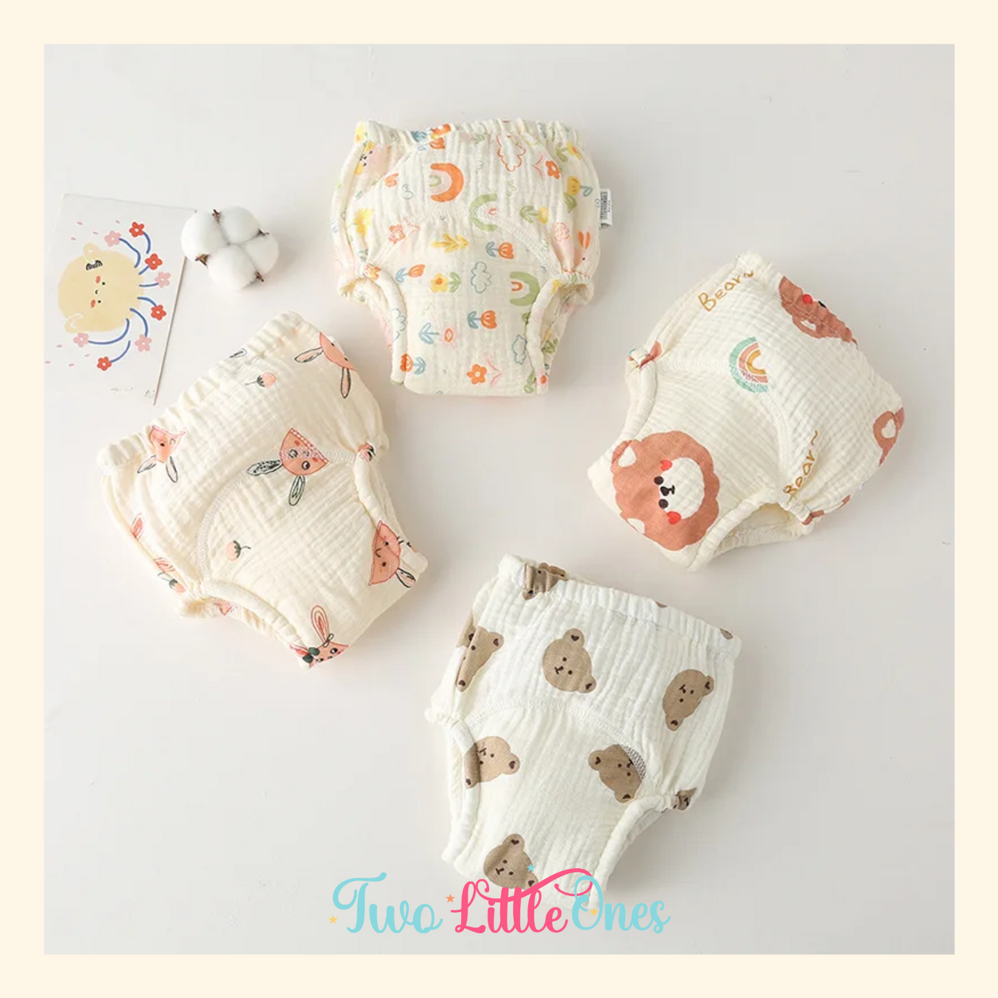 HappyBum Gauze Pants - Reusable Diaper 