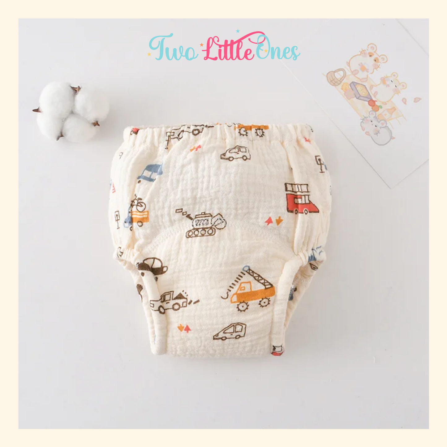 HappyBum Gauze Pants - Reusable Diaper 