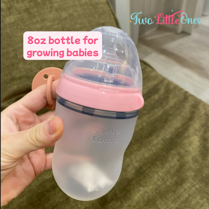 Silicone Baby Bottles (2-Pack) - SnuggleSip