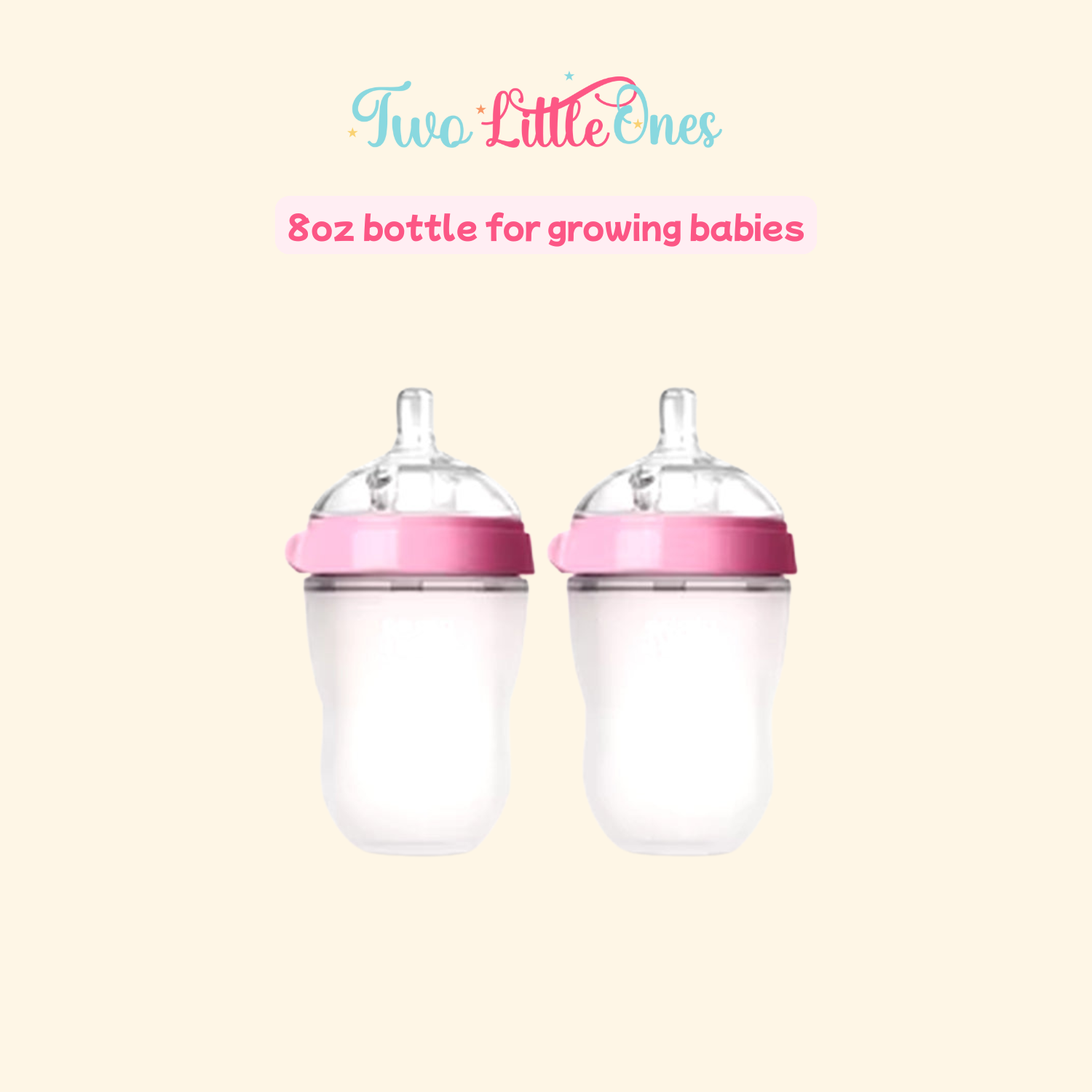 Silicone Baby Bottles (2-Pack) - SnuggleSip