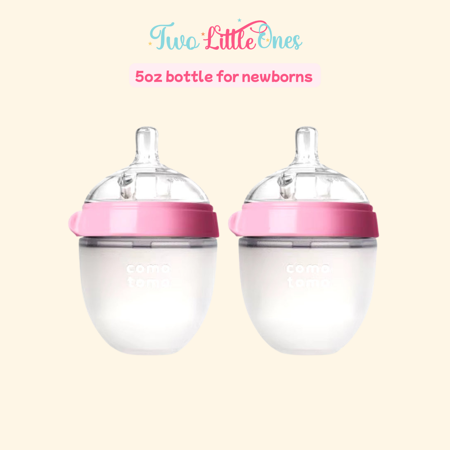 Silicone Baby Bottles (2-Pack) - SnuggleSip