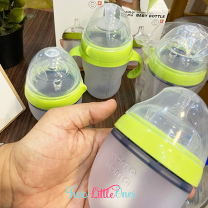 Silicone Baby Bottles (2-Pack) - SnuggleSip