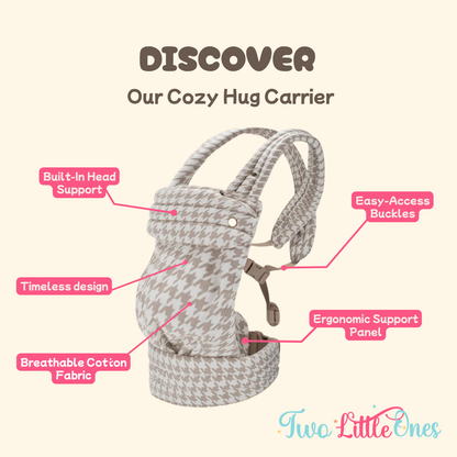 Baby Carrier Wrap – Adjustable Sling Backpack for Newborns & Toddlers