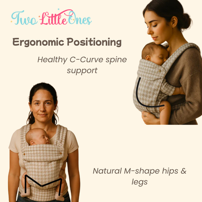 Baby Carrier Wrap – Adjustable Sling Backpack for Newborns & Toddlers