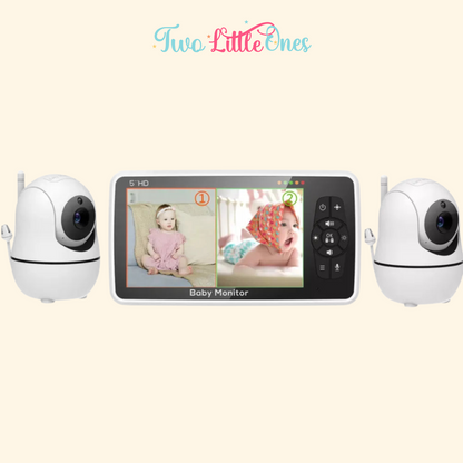 GuardianView 5" HD Baby Monitor – Zoom, Audio & Temperature