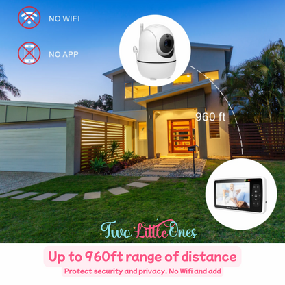 GuardianView 5" HD Baby Monitor – Zoom, Audio & Temperature