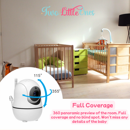 GuardianView 5" HD Baby Monitor – Zoom, Audio & Temperature