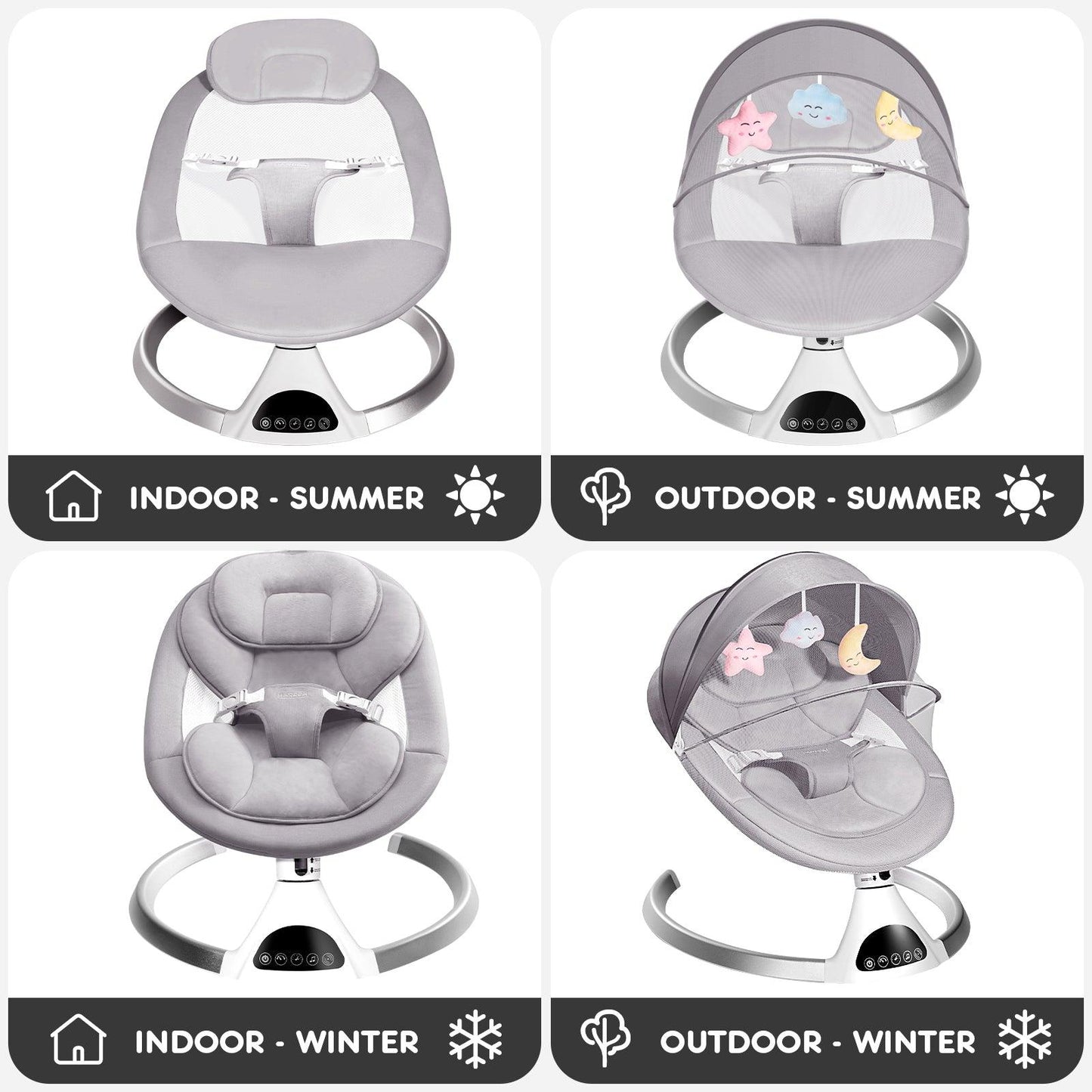 Weddell | Electric Baby Swing