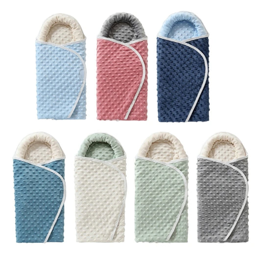 Soft Newborn Baby Sleeping Bag Baby Swaddles Wrap Receiving Blanket Comfortable Bedding Crib Envelope Infant Sleepsack